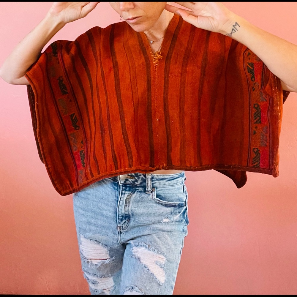 Vintage Turkish poncho